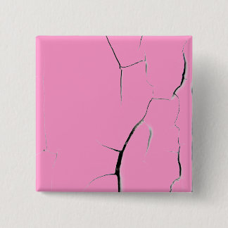 Bóton Quadrado 5.08cm Rosa rachada