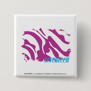 Bóton Quadrado 5.08cm Roxo 3 da zebra