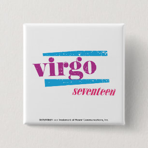 Bóton Quadrado 5.08cm Roxo do Virgo