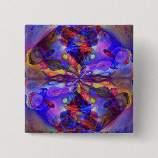Bóton Quadrado 5.08cm Roxo Profundo