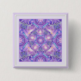 Bóton Quadrado 5.08cm Roxo W1