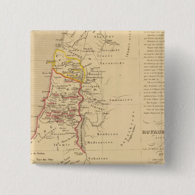 Bóton Quadrado 5.08cm Royaume d'Herode (Frente)