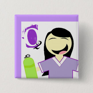 Bóton Quadrado 5.08cm RTgirl