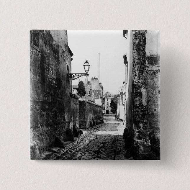 Bóton Quadrado 5.08cm Rua de Scipion (Frente)