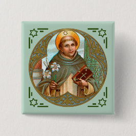 Bóton Quadrado 5.08cm Rua: Dominic de Guzman (BK 07)