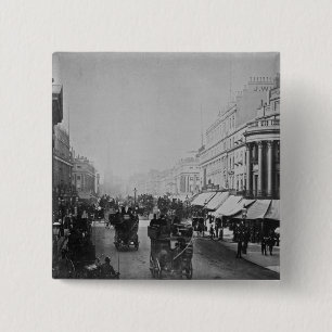 Bóton Quadrado 5.08cm Rua regente, Londres