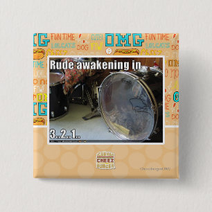 Bóton Quadrado 5.08cm Rude despertando em