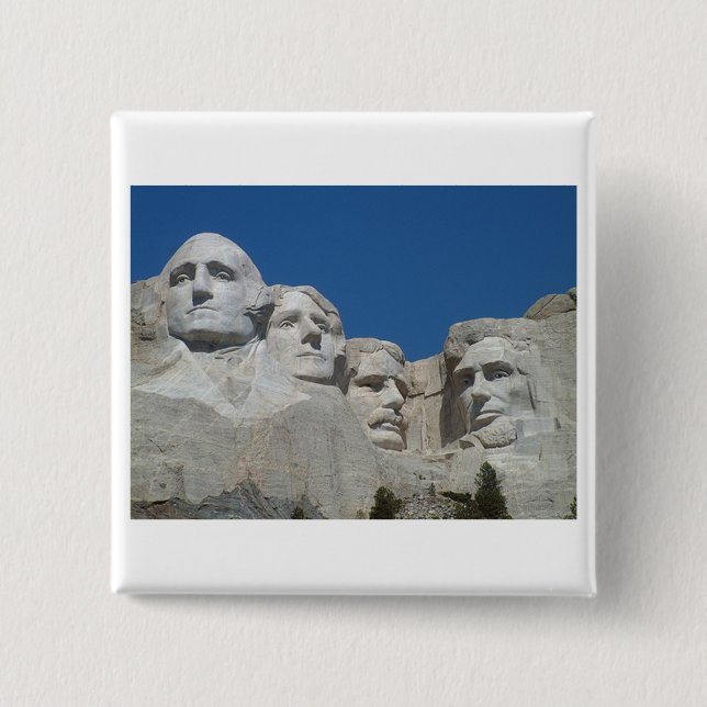 Bóton Quadrado 5.08cm Rushmore (Frente)