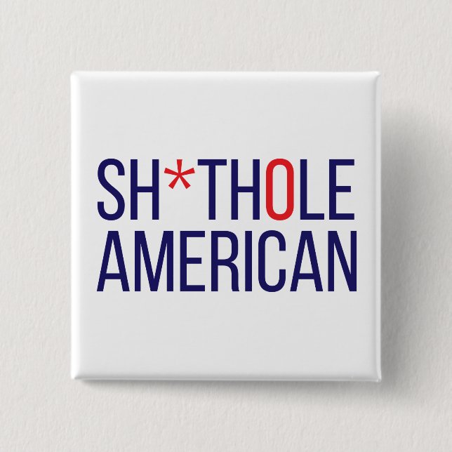 Bóton Quadrado 5.08cm S-Hole American (Frente)