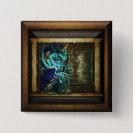 Bóton Quadrado 5.08cm Sai Baba