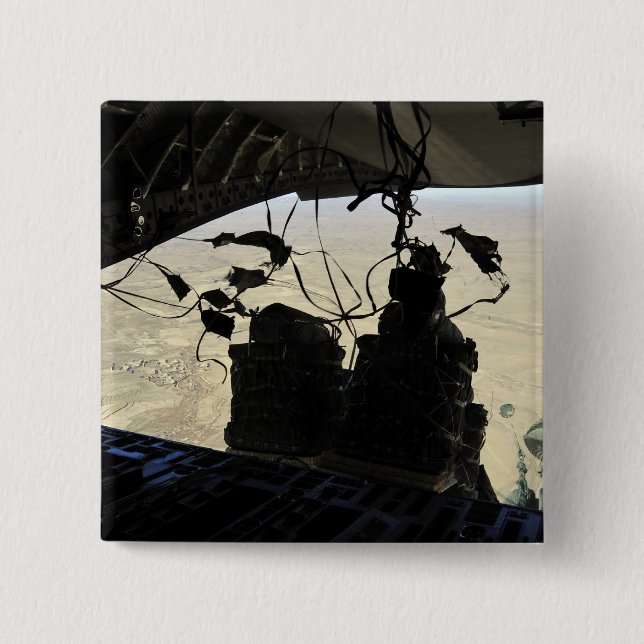 Bóton Quadrado 5.08cm Saída de pacotes do Sistema de Entrega de Contêine (Frente)