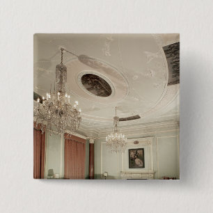 Bóton Quadrado 5.08cm Sala de estar dianteira, 1775