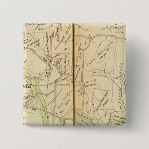 Bóton Quadrado 5.08cm Salem, Nova York
