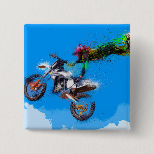 Bóton Quadrado 5.08cm Salto de motocross