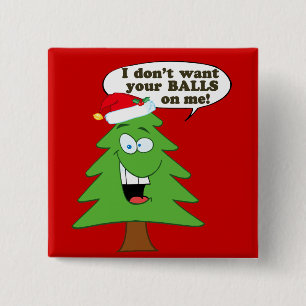 Bóton Quadrado 5.08cm Salvar as árvores