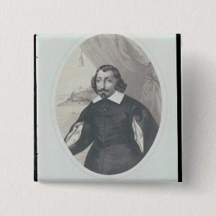 Bóton Quadrado 5.08cm Samuel de Champlain 1854