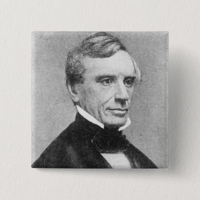 Bóton Quadrado 5.08cm Samuel Morse (Frente)