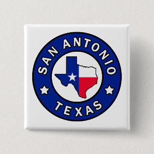 Bóton Quadrado 5.08cm San Antonio Texas