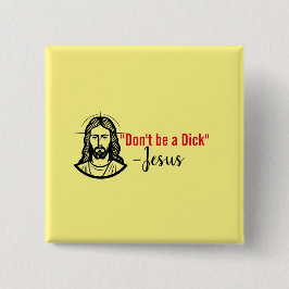 Bóton Quadrado 5.08cm Santo Button