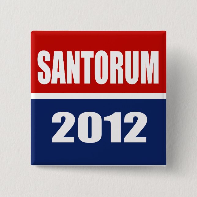 BÓTON QUADRADO 5.08CM SANTORUM 2012 (Frente)