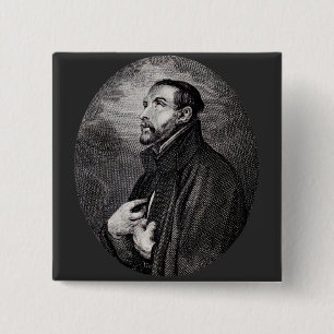 Bóton Quadrado 5.08cm São Francisco Xavier