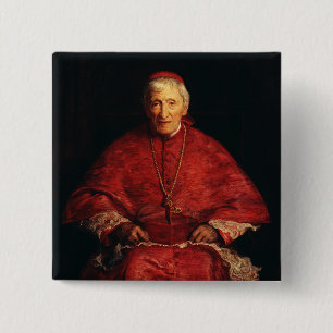 Bóton Quadrado 5.08cm São João Henrique Newman teólogo inglês