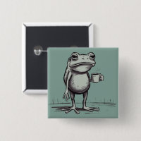 Sapo Bebendo Meme de Café Sapo Místico Amante de S