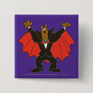 Bóton Quadrado 5.08cm Scooby Dracula