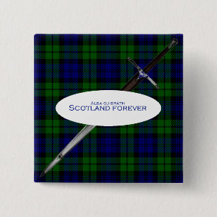 Bóton Quadrado 5.08cm Scotland Forever Alba gu bràth