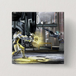 Bóton Quadrado 5.08cm Screenshot: Cyborg contra Nightwing 2