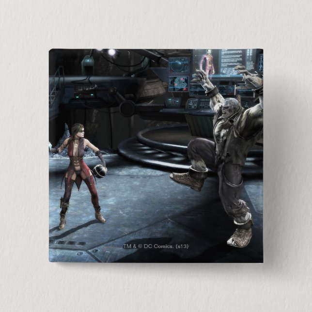 Bóton Quadrado 5.08cm Screenshot: Harley contra Grundy (Frente)