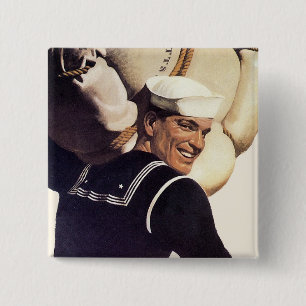 Bóton Quadrado 5.08cm Se você diz aonde está indo…