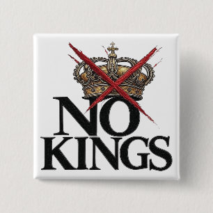 Bóton Quadrado 5.08cm SEM KINGS T-Shirt