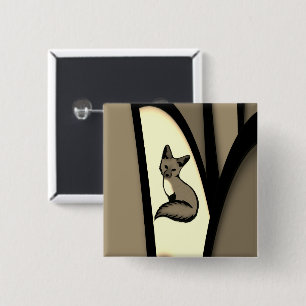 Bóton Quadrado 5.08cm Sendo Foxy