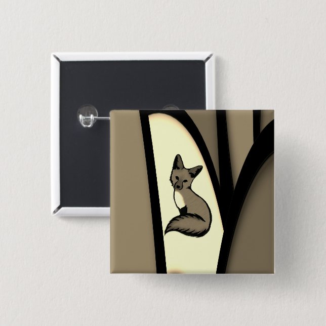 Bóton Quadrado 5.08cm Sendo Foxy (Frente & Verso)