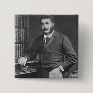 Bóton Quadrado 5.08cm Senhor Arthur Sullivan