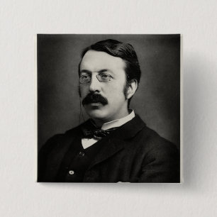 Bóton Quadrado 5.08cm Senhor Charles Villiers Stanford