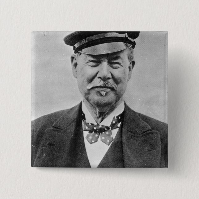 Bóton Quadrado 5.08cm Senhor Thomas Lipton (Frente)