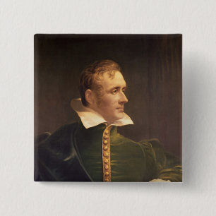 Bóton Quadrado 5.08cm Senhor Thomas Stamford Raffles