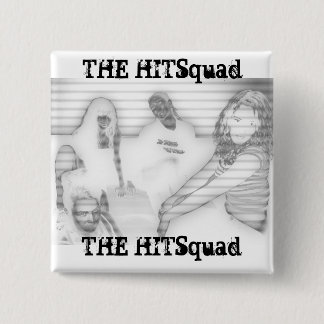 Bóton Quadrado 5.08cm Senhoras de Hitsquad:  Gris