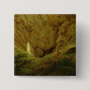 Bóton Quadrado 5.08cm Sepulturas dos heróis antigos, 1812