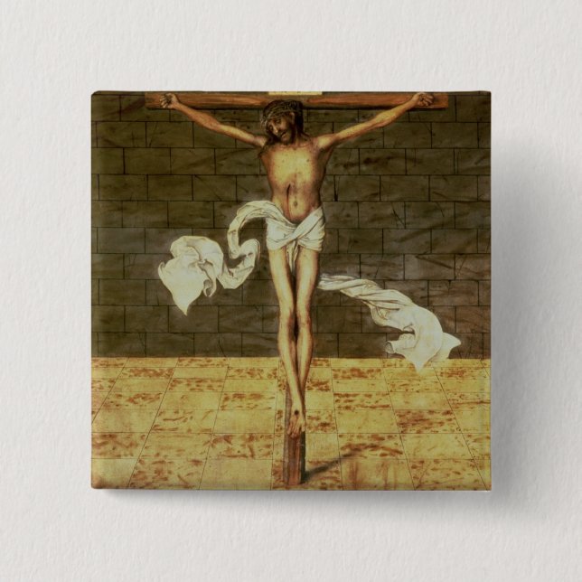 Bóton Quadrado 5.08cm Sermão de Martin Luther (Frente)