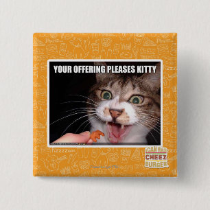 Bóton Quadrado 5.08cm Seu oferecimento satisfaz o gatinho