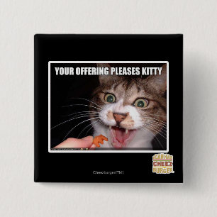 Bóton Quadrado 5.08cm Seu oferecimento satisfaz o gatinho