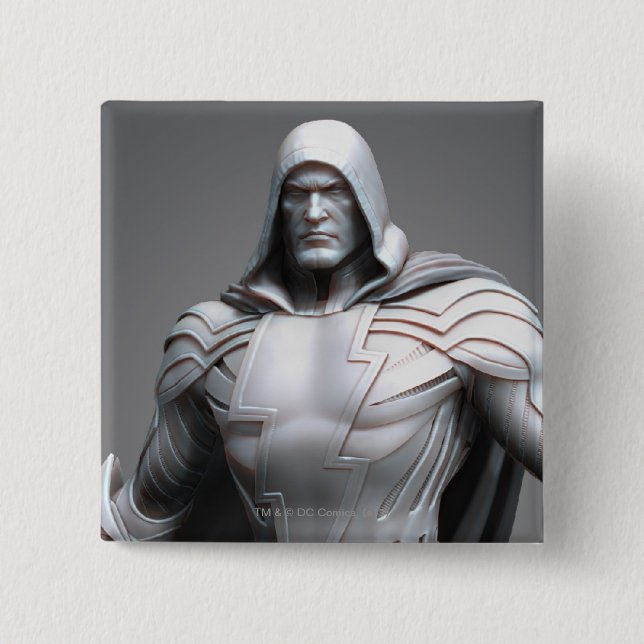 Bóton Quadrado 5.08cm Shazam (Frente)