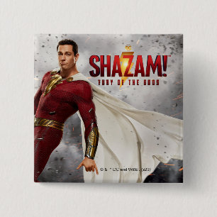 Bóton Quadrado 5.08cm SHAZAM! Fury of the Gods Hang Loose Movie Poster