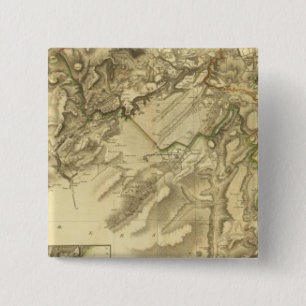 Bóton Quadrado 5.08cm Shire de Edimburgo Composto