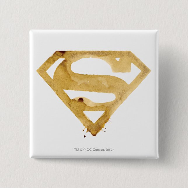 Bóton Quadrado 5.08cm Símbolo S do Café (Frente)