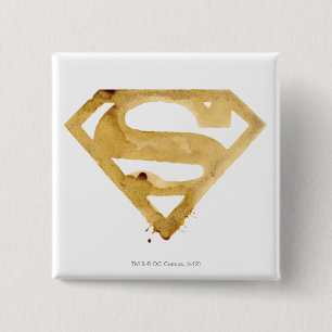 Bóton Quadrado 5.08cm Símbolo S do Café