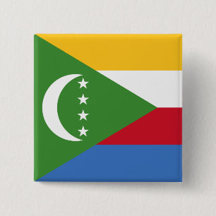Bóton Quadrado 5.08cm Sinalizador Comores